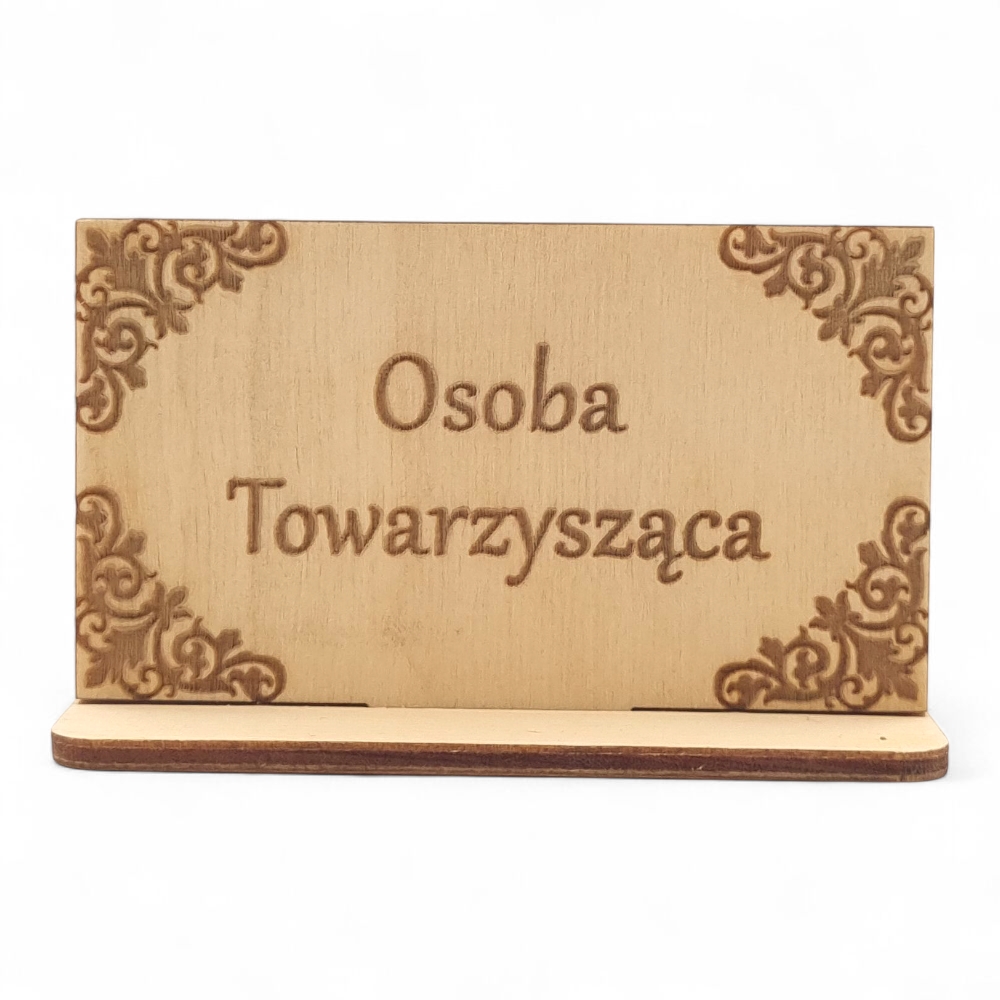Stojące Winietki Drewniane - Eleganckie i Personalizowane