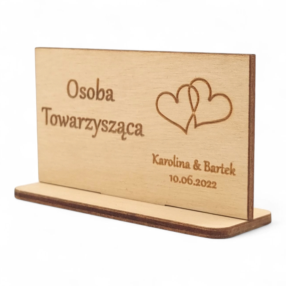 Stojące Winietki Drewniane - Eleganckie i Personalizowane