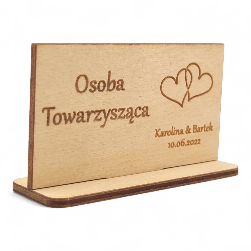 Stojące Winietki Drewniane - Eleganckie i Personalizowane