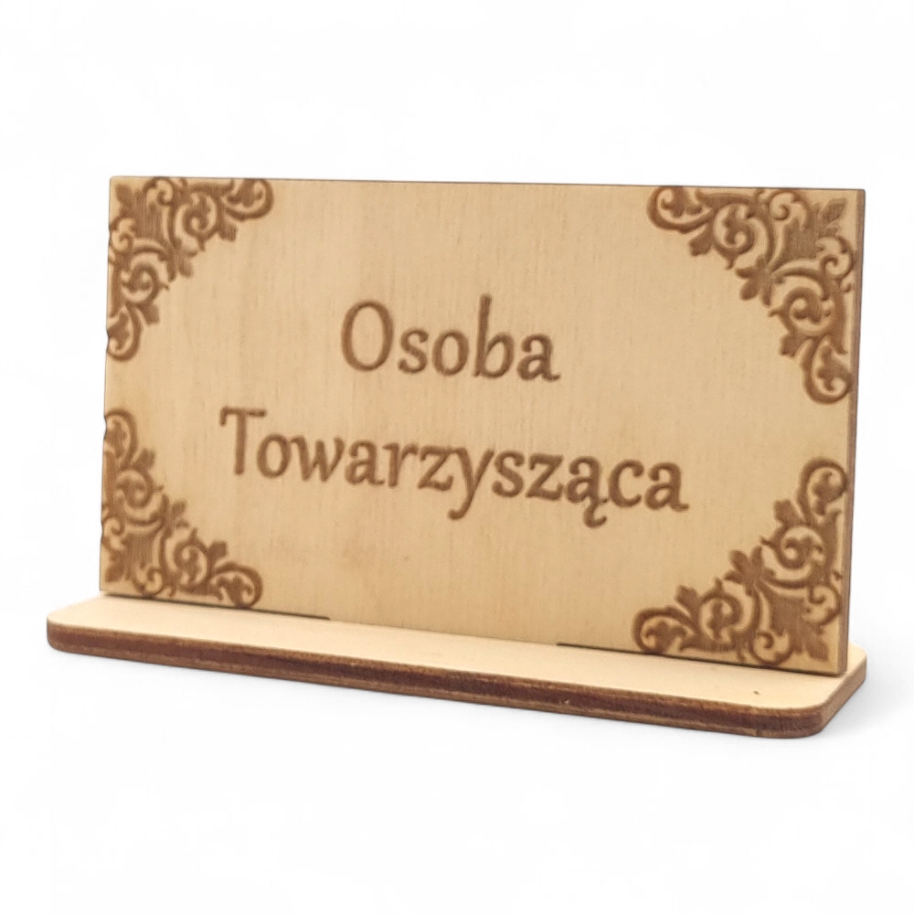 Stojące Winietki Drewniane - Eleganckie i Personalizowane