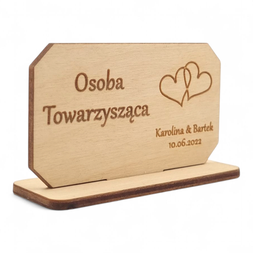 Stojące Winietki z Drewna: Personalizowane i Eleganckie