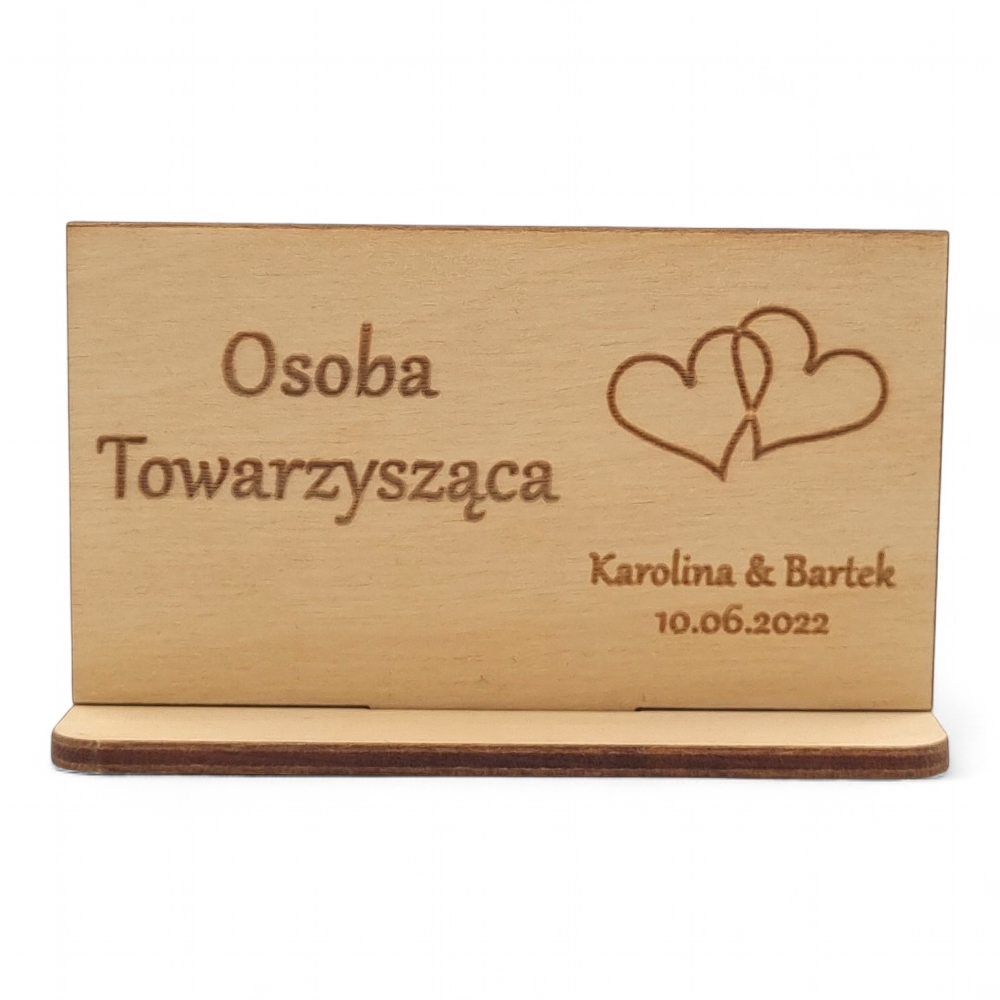 Stojące Winietki Drewniane - Eleganckie i Personalizowane