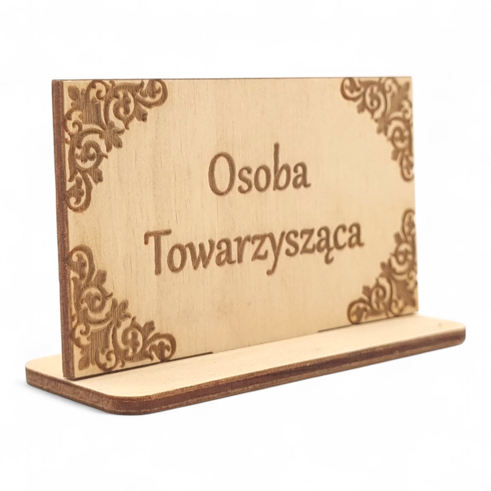 Stojące Winietki Drewniane - Eleganckie i Personalizowane